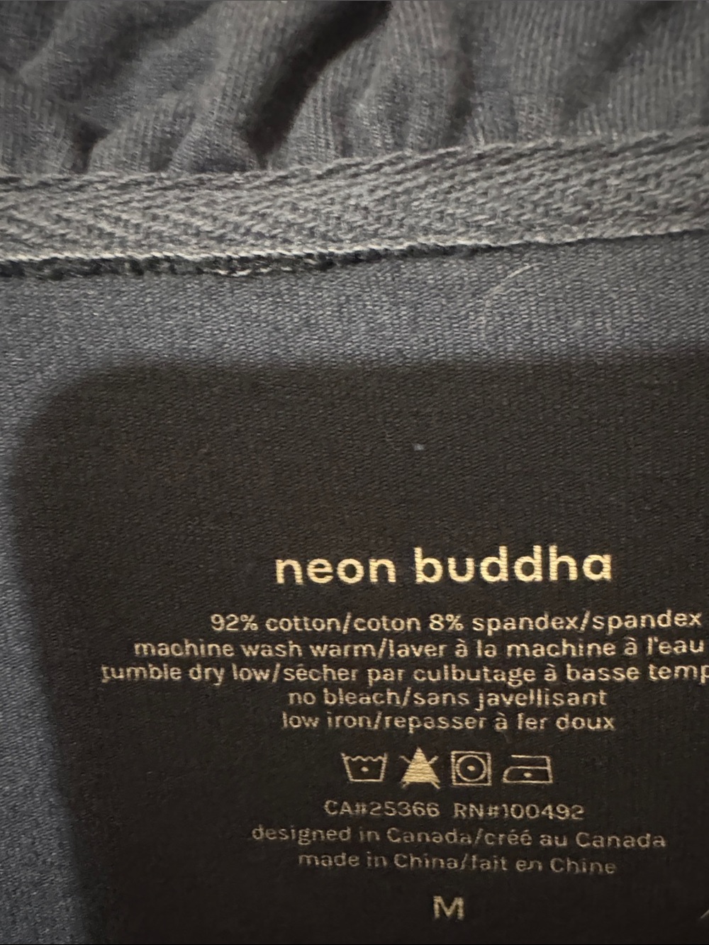 neon buddha Navy Ruffled Button Front Jacket - Picture 3 of 6